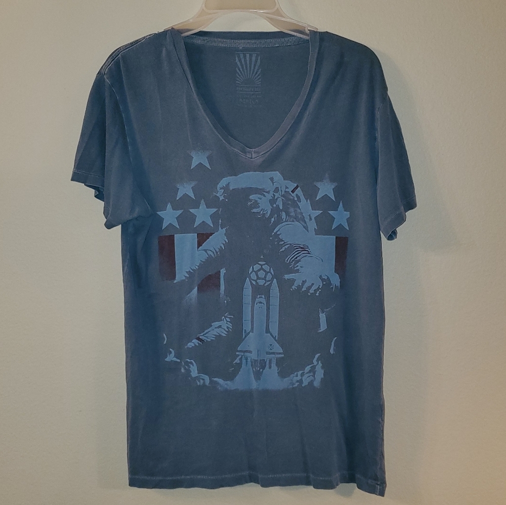 Fortunate Sun Astronaut V-Neck Tee